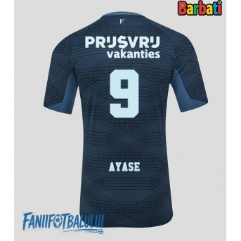 Feyenoord Ayase Ueda #9 Tricou Fotbal Replică 2025-26 Barbati Deplasare